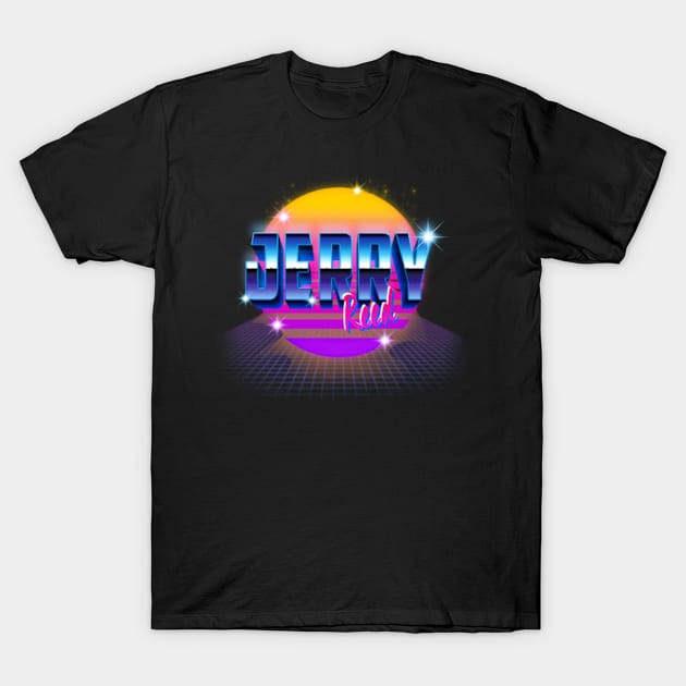 Design Proud Jerry Name Birthday 70s 80s 90s Color T-Shirt by BaileyLeo